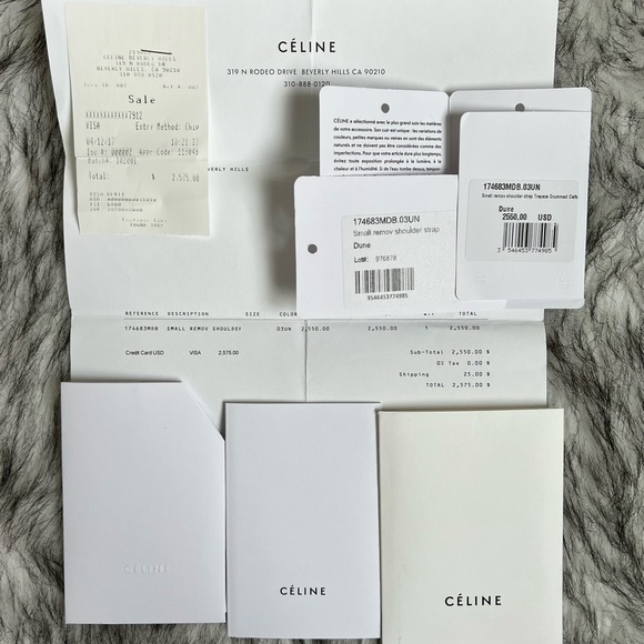 Celine Trapeze small bag in dune color - Picture 14 of 15